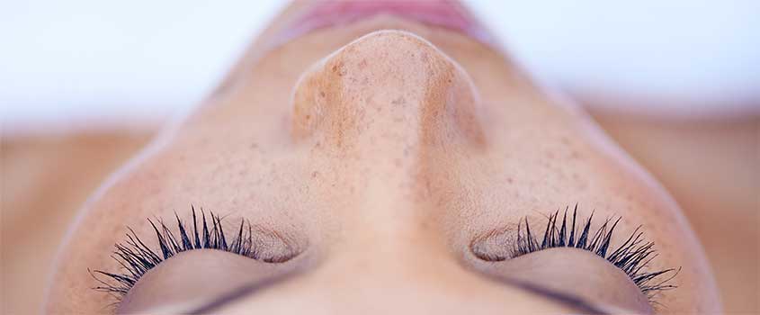 woman relaxing at medical spa